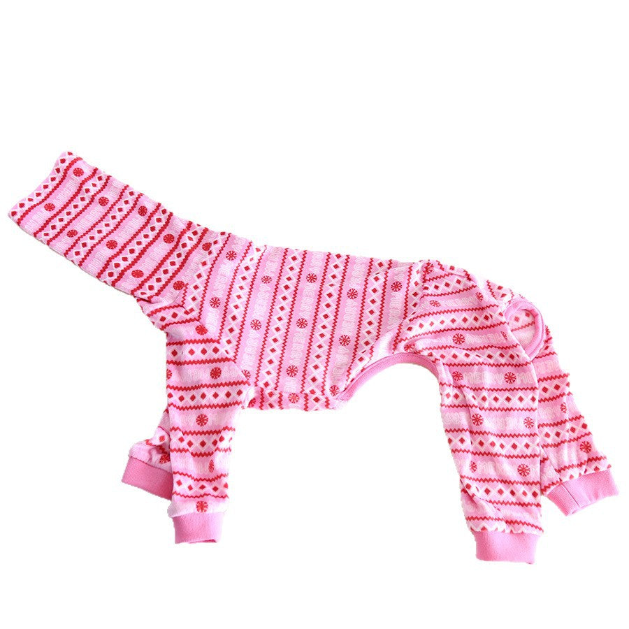 Whippet & Italian Greyhound Fleece Pajamas – Warm Two-Leg Sleepwear
