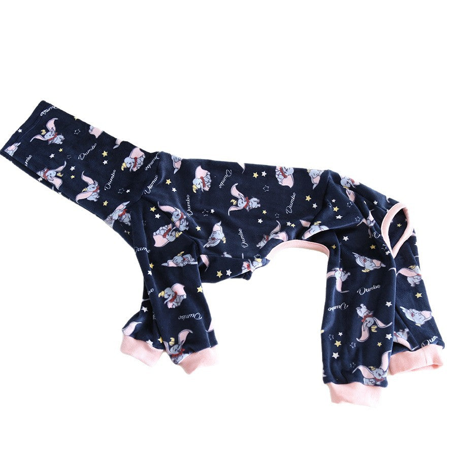 Whippet & Italian Greyhound Fleece Pajamas – Warm Two-Leg Sleepwear