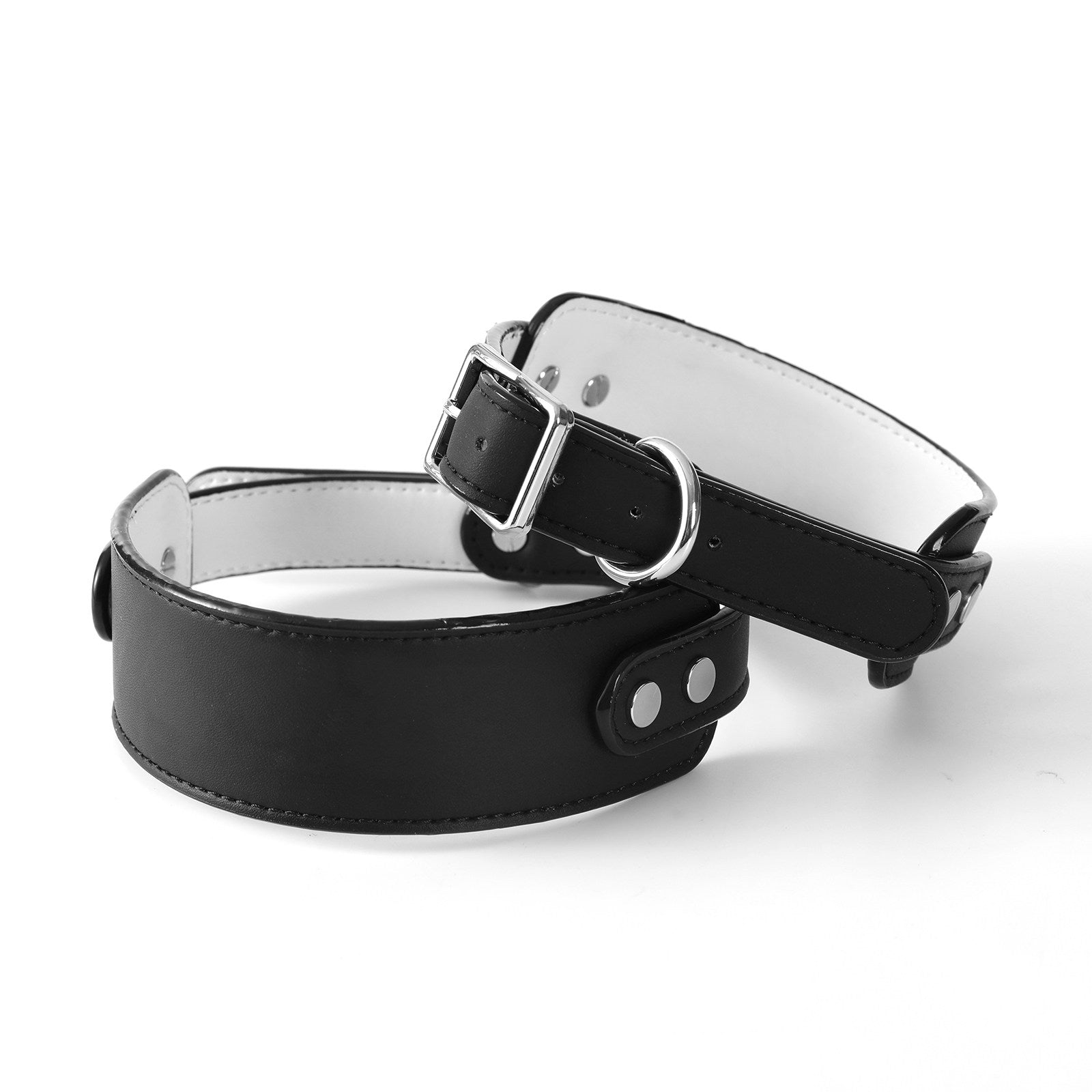 Whippet Italian Greyhound Adjustable Dog Collar Wide Nylon Collar with Metal Buckle