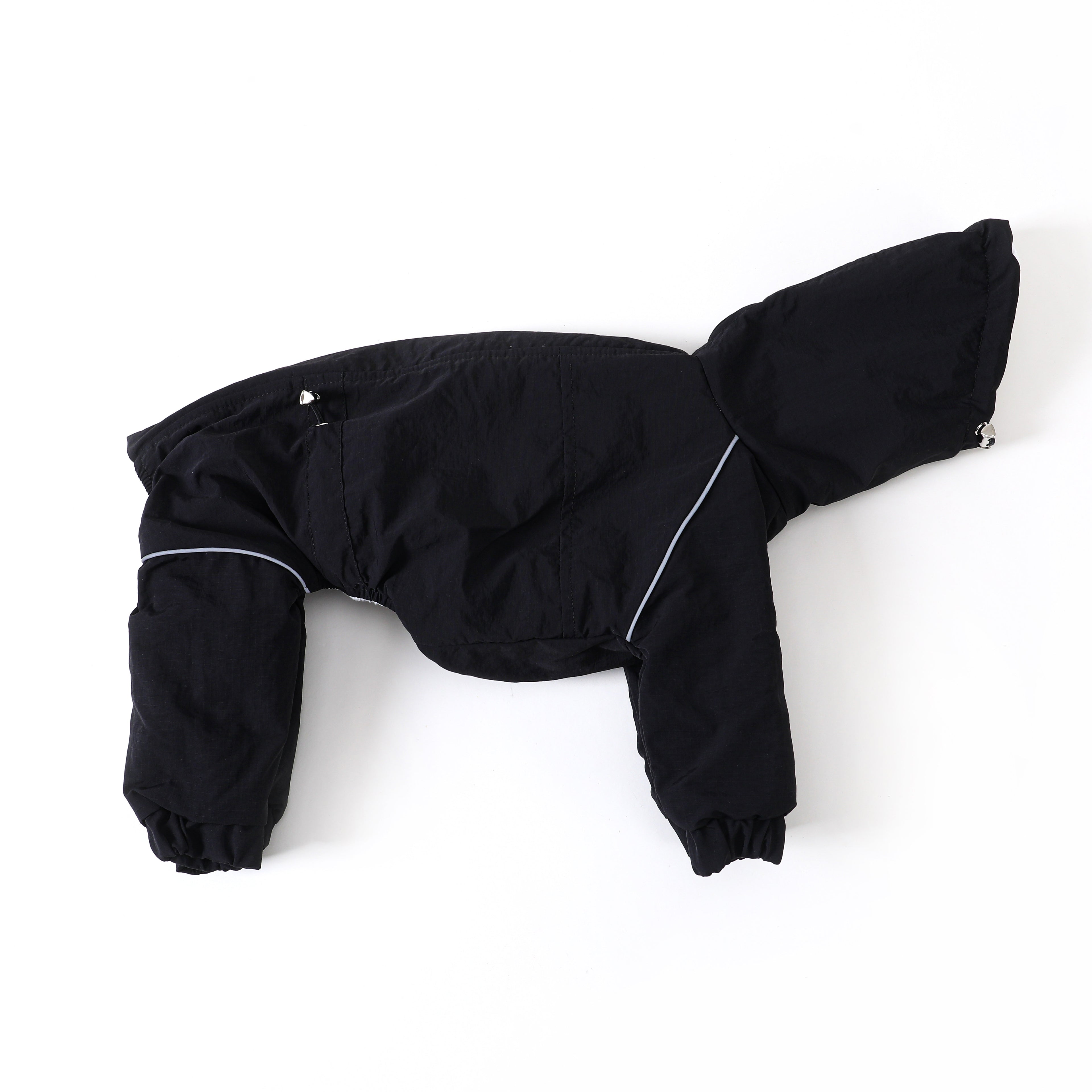 Whippet Italian Greyhound Fleece Dog Jumpsuit Warm Winter Four Leg Coat with Zipper